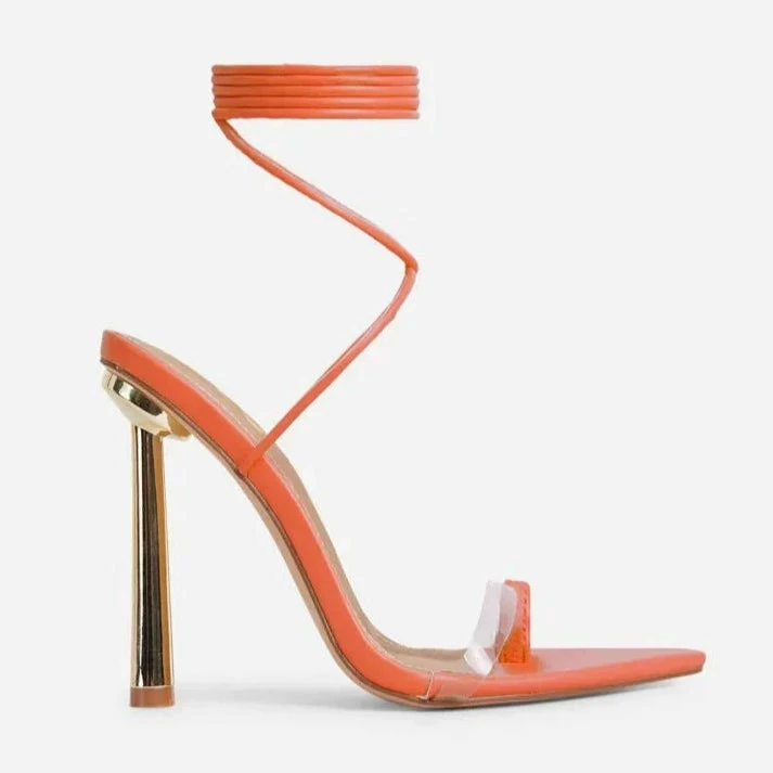 Head Over Heels: All In One Boutique Kamile Heels- Orange Footwear