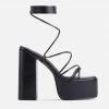 Head Over Heels: All In One Boutique Go Go Girl Heels- Black Footwear