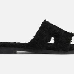 Head Over Heels: All In One Boutique Cozie Sandals- Black