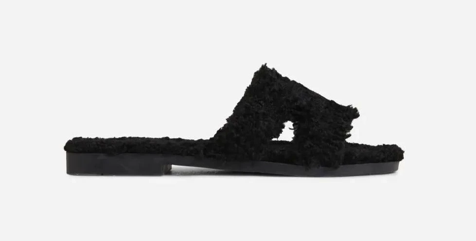 Head Over Heels: All In One Boutique Cozie Sandals- Black