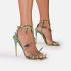 Head Over Heels: All In One Boutique Footwear Eve Heels- Green