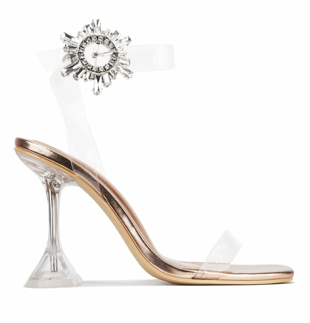 Head Over Heels: Bundle And Shoetique Stoned- Rose Gold