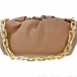 Head Over Heels: Bundle And Shoetique Cuban Links Bag- Nude