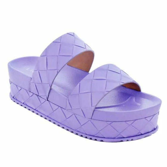 Head Over Heels: All In One Boutique So Groovy Platform Sandal- Lavender New Arrivals