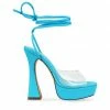 Head Over Heels: All In One Boutique Footwear Ajay Heels- Blue