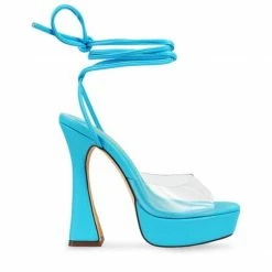 Head Over Heels: All In One Boutique Footwear Ajay Heels- Blue