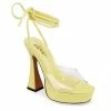 Head Over Heels: All In One Boutique Ajay Heels- Yellow Footwear