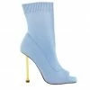 Head Over Heels: All In One Boutique Footwear Alice Bootie- Light Blue