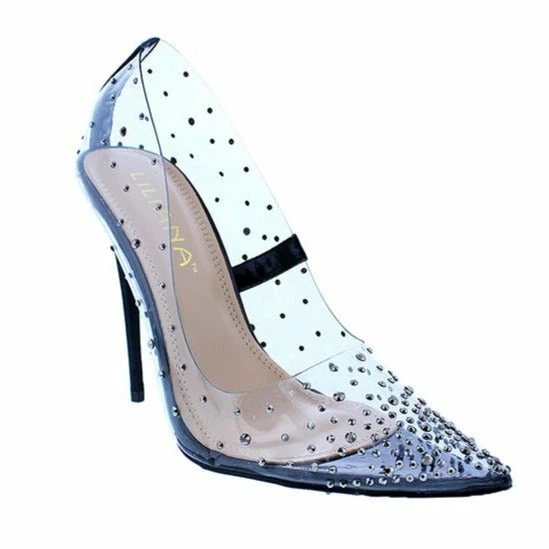 Head Over Heels: All In One Boutique Baddie Pump- Black