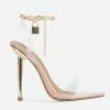 Head Over Heels: All In One Boutique Python Heels- Nude Footwear