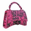 Head Over Heels: Bundle And Shoetique Real Groovy Satchel- Pink Graffiti