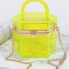 Head Over Heels: All In One Boutique Acrylic Clutch- Yellow Octagon