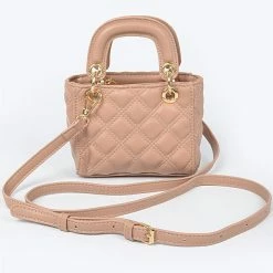 Head Over Heels: All In One Boutique Minnie Satchel- Nude Accessories