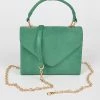 Head Over Heels: Bundle And Shoetique Accessories Suede Satchel- Green