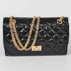 Head Over Heels: Bundle And Shoetique Rich Vibes2 Handbag- Black