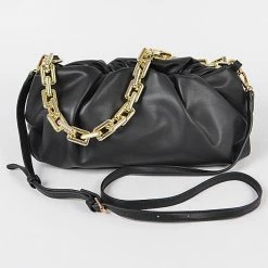 Head Over Heels: Bundle And Shoetique Accessories Scrunch Satchel- Black