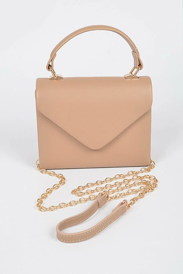 Head Over Heels: All In One Boutique Leather Satchel- Nude Accessories