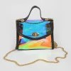 Head Over Heels: Bundle And Shoetique Accessories Holo Satchel- Black