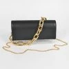 Head Over Heels: Bundle And Shoetique Accessories Cuban Links Bag- Black/Gold
