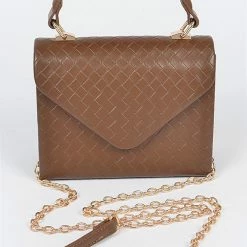 Head Over Heels: All In One Boutique Braided Satchel- Brown Accessories