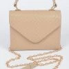 Head Over Heels: All In One Boutique Accessories Braided Satchel- Nude