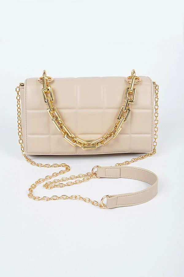 Head Over Heels: Bundle And Shoetique Mel Satchel- Nude Accessories