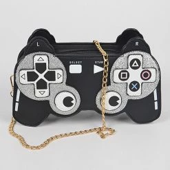 Head Over Heels: Bundle And Shoetique Game Boy Clutch- Black