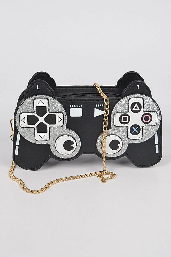 Head Over Heels: Bundle And Shoetique Game Boy Clutch- Black