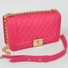 Head Over Heels: Bundle And Shoetique Luxe Jelli Handbag- Fuschia Accessories