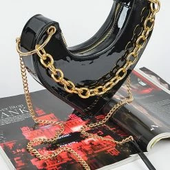 Head Over Heels: Bundle And Shoetique Mad Love Bag- Black