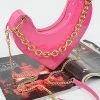 Head Over Heels: Bundle And Shoetique Mad Love Bag- Fuchsia