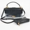 Head Over Heels: Bundle And Shoetique Braided Two In One Satchel- Black Accessories