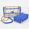 Head Over Heels: Bundle And Shoetique Studded 2n1 Handbag- Blue Accessories