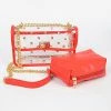 Head Over Heels: Bundle And Shoetique Accessories Studded 2n1 Handbag- Red