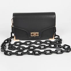 Head Over Heels: Bundle And Shoetique Accessories Linked Up Bag- Black
