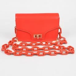 Head Over Heels: Bundle And Shoetique Linked Up Bag- Red