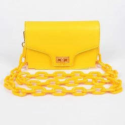 Head Over Heels: Bundle And Shoetique Linked Up Bag- Yellow Accessories