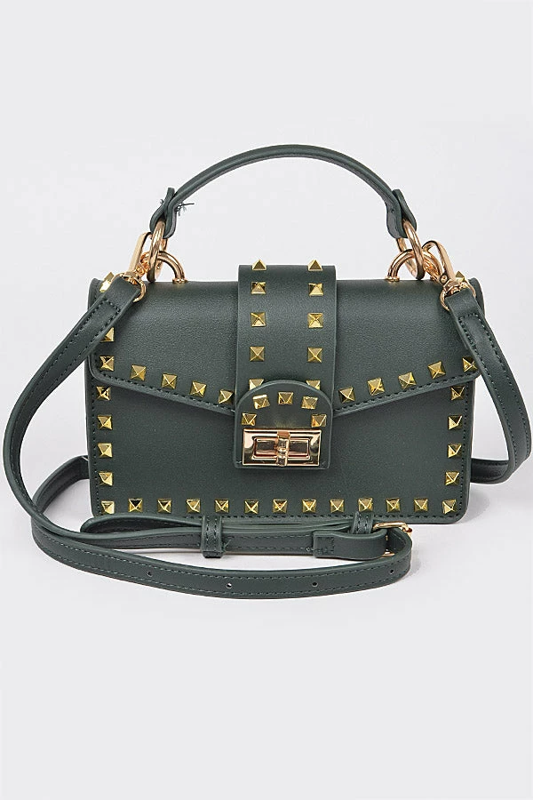 Head Over Heels: Bundle And Shoetique Soft Pastels Satchel- Green Accessories