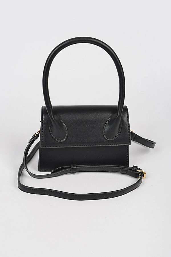 Head Over Heels: Bundle And Shoetique Accessories One Handle Satchel- Black