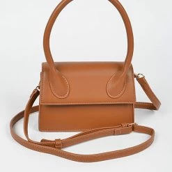 Head Over Heels: Bundle And Shoetique Accessories One Handle Satchel- Camel