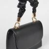 Head Over Heels: Bundle And Shoetique Accessories Scrunch Handle Satchel- Black