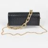 Head Over Heels: Bundle And Shoetique Accessories Cuban Links Bag- Braided Black