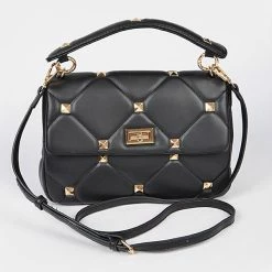 Head Over Heels: Bundle And Shoetique Luxe Touch Handbag- Black