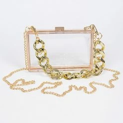 Head Over Heels: All In One Boutique Acrylic Clutch- Clear