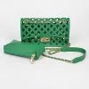 Head Over Heels: All In One Boutique Cutout Handbag- Green Accessories