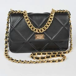 Head Over Heels: Bundle And Shoetique Big Chain Bag- Black Accessories