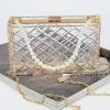 Head Over Heels: Bundle And Shoetique Embossed Acrylic Clutch- Clear