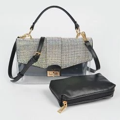 Head Over Heels: All In One Boutique Diamond Two In One Clutch- Holo Accessories