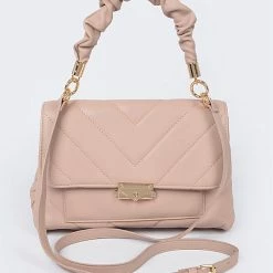 Head Over Heels: All In One Boutique Angie Satchel- Nude Accessories