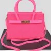 Head Over Heels: All In One Boutique Rhinestone Missy Satchel- Pink Accessories